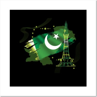 Pakistan Flag Posters and Art